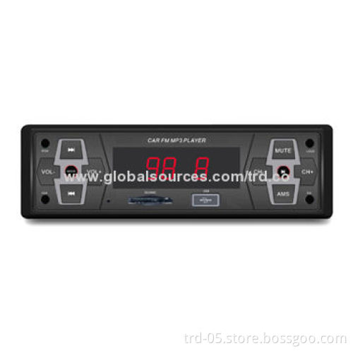 Car MP3 Player LED Display, FM AM Radio and Bluetooth Function and USB/SD/MMC CardNew